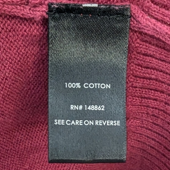 Torrid Sweater Slub Pullover Raglan Size 1 White Red Tie Dye Cotton 1X - Picture 7 of 9